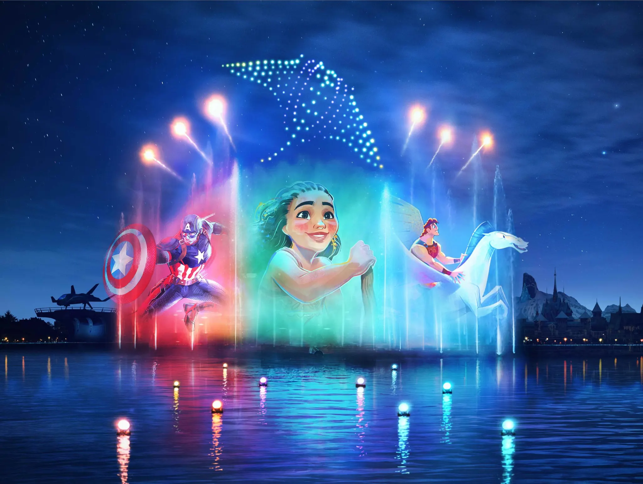 Disney Cascade of Lights